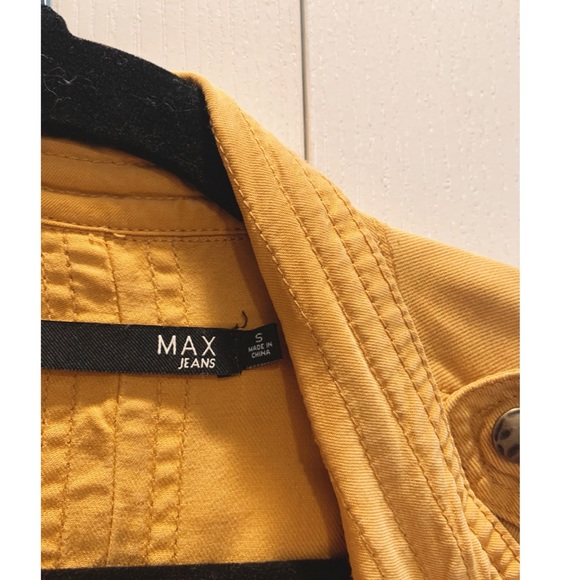 Mustard yellow military/utility jacket - Picture 2 of 2